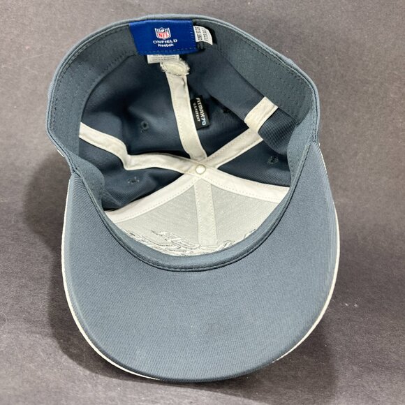 New York Giants NFL Fitted OSFA Cap Hat Reebok Gray Super Bowl Football Mens - Picture 15 of 16